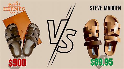 hermes dupe sandals|hermes sandals vs steve madden.